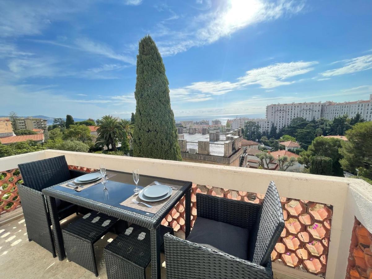 Nice Renting - Cambrai - Luxurious Sea View Terrasse - King Bed - Parking - Ac - Fully Equipped Bagian luar foto