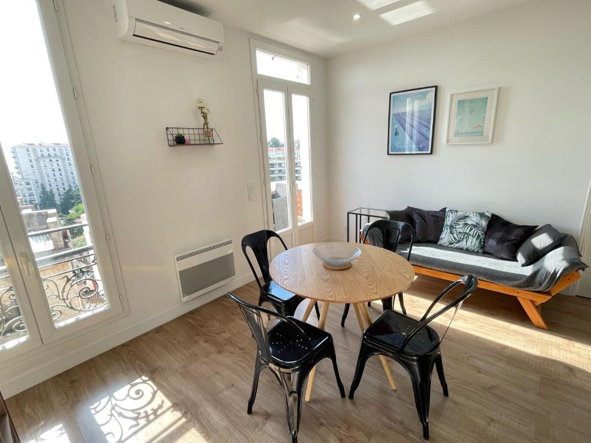 Nice Renting - Cambrai - Luxurious Sea View Terrasse - King Bed - Parking - Ac - Fully Equipped Bagian luar foto